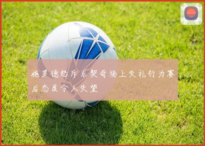 施罗德怒斥东契奇场上失礼行为赛后态度令人失望